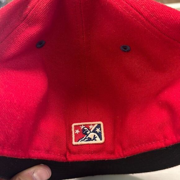 New Era 59FIFTY Men's Spokane Indians Fitted Red Low Crown Cap Size 7 3/8 - Picture 4 of 7